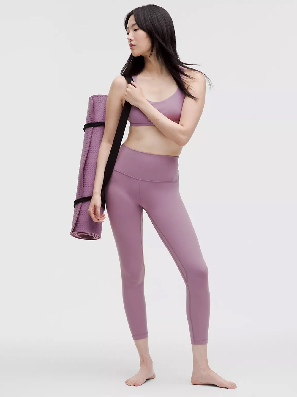Lululemon Align High-Rise Pant 25" Lavender Lux Purple Nulu Leggings Size 4